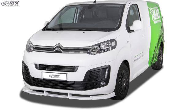 RDX Frontspoiler VARIO-X für CITROEN Jumpy / Spacetourer (V) & FIAT Ulysse / Scudo (V) & OPEL Zafira / Vivaro (V) & PEUGEOT Expert / Traveller (V) & TOYOTA ProAce / ProAce Verso (V) Frontlippe Front Ansatz Vorne Spoilerlippe