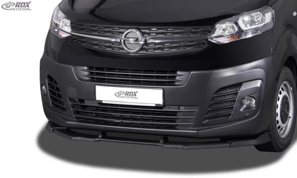 RDX Frontspoiler VARIO-X für CITROEN Jumpy / Spacetourer (V) & FIAT Ulysse / Scudo (V) & OPEL Zafira / Vivaro (V) & PEUGEOT Expert / Traveller (V) & TOYOTA ProAce / ProAce Verso (V) Frontlippe Front Ansatz Vorne Spoilerlippe