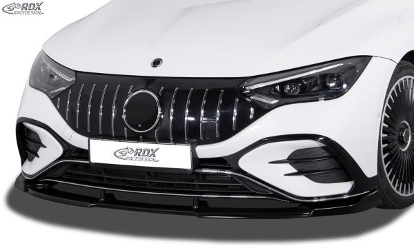 RDX Frontspoilerlippe VARIO-X für MERCEDES EQE Limousine, auch AMG & AMG-Line (V295, 2022+) Frontlippe Front Ansatz Vorne Spoilerlippe