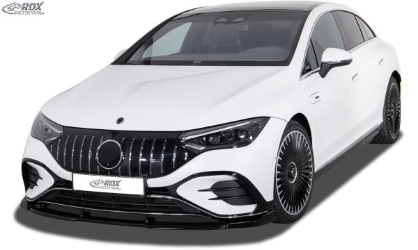 RDX Frontspoilerlippe VARIO-X für MERCEDES EQE Limousine, auch AMG & AMG-Line (V295, 2022+) Frontlippe Front Ansatz Vorne Spoilerlippe