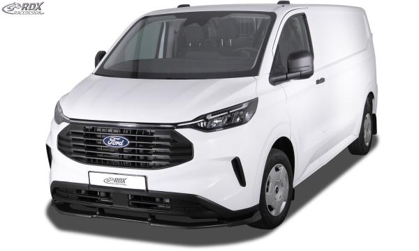 RDX Frontspoilerlippe VARIO-X für FORD Transit Custom & Tourneo Custom (NXN, NRN / 2023+) Frontlippe Front Ansatz Vorne Spoilerlippe
