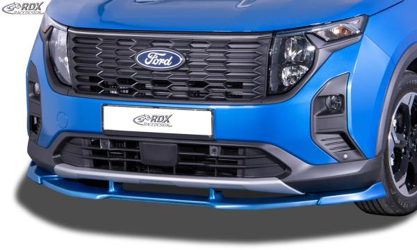 RDX Frontspoilerlippe VARIO-X für FORD Transit Courier & Tourneo Courier (N1P / N3P / 2024+) Frontlippe Front Ansatz Vorne Spoilerlippe