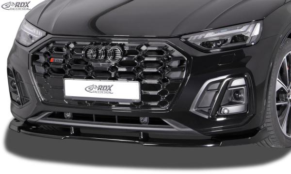 RDX Frontspoilerlippe VARIO-X für AUDI Q5 S-Line & SQ5 (FY / 2021+), auch Sportback Frontlippe Front Ansatz Vorne Spoilerlippe