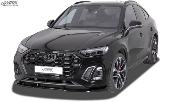 RDX Frontspoilerlippe VARIO-X für AUDI Q5 S-Line & SQ5 (FY / 2021+), auch Sportback Frontlippe Front Ansatz Vorne Spoilerlippe