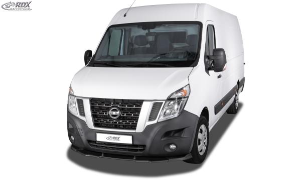 RDX Frontspoilerlippe VARIO-X für NISSAN NV400 (2010+) & Interstar (2021+) Frontlippe Front Ansatz Vorne Spoilerlippe