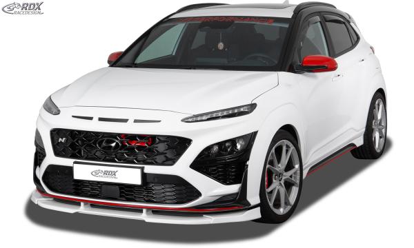 RDX Frontspoiler VARIO-X für HYUNDAI KONA (2020-2023) N / N-Line Frontlippe Front Ansatz Vorne Spoilerlippe