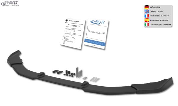 RDX Frontspoiler VARIO-X für MAZDA CX-5 (KF / 2021-2025) Frontlippe Front Ansatz Vorne Spoilerlippe