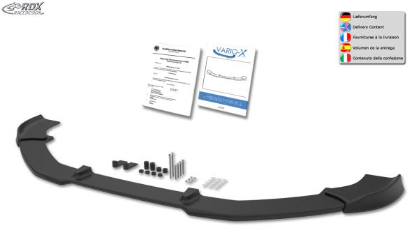 RDX Frontspoilerlippe VARIO-X für MAZDA 3 (BM) Frontlippe Front Ansatz Vorne Spoilerlippe