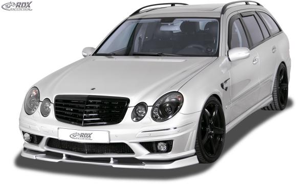 RDX Frontspoilerlippe VARIO-X für MERCEDES E-Klasse W211 AMG 2006-2009 (Passend an AMG bzw. Fahrzeuge mit AMG Frontstoßstange) Frontlippe Front Ansatz Vorne Spoilerlippe