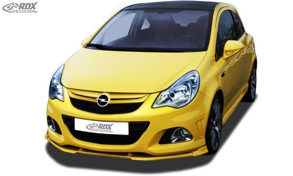 RDX Frontspoilerlippe VARIO-X für OPEL Corsa D Facelift OPC 2010+ (Passend an OPC bzw. Fahrzeuge mit OPC Frontstoßstange) Frontlippe Front Ansatz Vorne Spoilerlippe