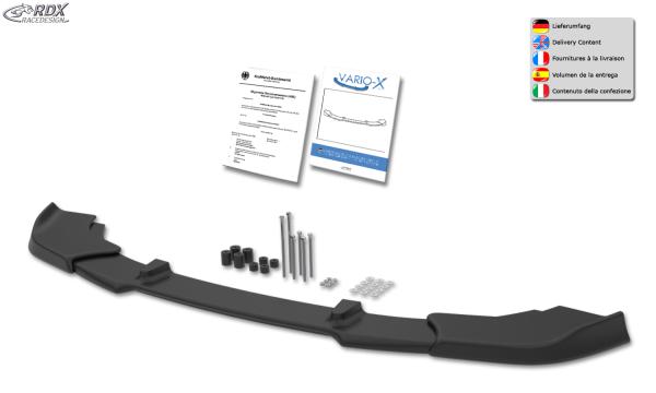 RDX Frontspoilerlippe VARIO-X für OPEL Meriva A 2003-2006 Frontlippe Front Ansatz Vorne Spoilerlippe