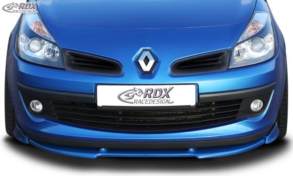 RDX Frontspoilerlippe VARIO-X für RENAULT Clio 3 Phase 1 (nicht RS) Frontlippe Front Ansatz Vorne Spoilerlippe