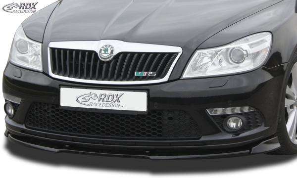 RDX Frontspoilerlippe VARIO-X für SKODA Octavia 2 RS Facelift Typ 1Z 2008+ Frontlippe Front Ansatz Vorne Spoilerlippe