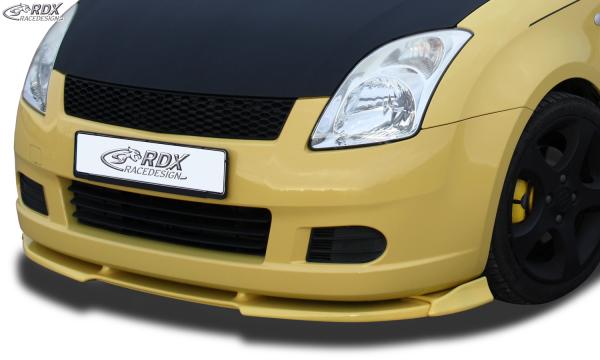 RDX Frontspoilerlippe VARIO-X für SUZUKI Swift (MZ / EZ / 2005+) Frontlippe Front Ansatz Vorne Spoilerlippe