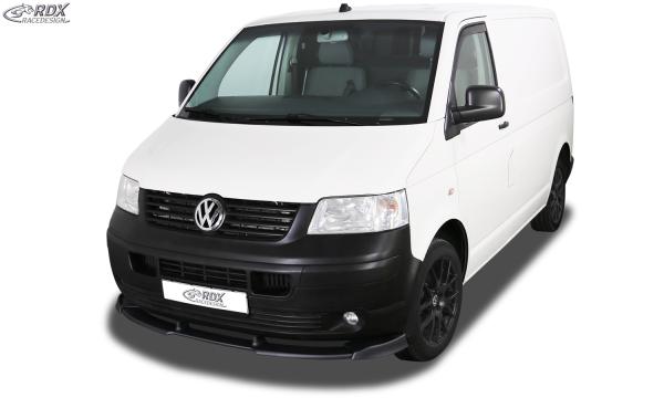 RDX Frontspoilerlippe VARIO-X für VW T5 -2009 (für werkseitig unlackierte Stoßstange wie Transporter, …) Frontlippe Front Ansatz Vorne Spoilerlippe