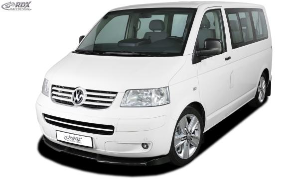 RDX Frontspoilerlippe VARIO-X für VW T5 -2009 (für werkseitig lackierte Stoßstange wie Multivan, …) Frontlippe Front Ansatz Vorne Spoilerlippe