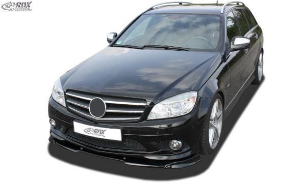 RDX Frontspoilerlippe VARIO-X für MERCEDES C-Klasse W204 / S204 AMG-Styling -2011 (Passend an Fahrzeuge mit AMG-Stylingpaket Frontstoßstange) Frontlippe Front Ansatz Vorne Spoilerlippe