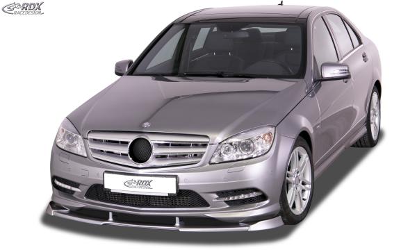 RDX Frontspoilerlippe VARIO-X für MERCEDES C-Klasse W204 / S204 AMG-Styling -2011 (Passend an Fahrzeuge mit AMG-Stylingpaket Frontstoßstange) Frontlippe Front Ansatz Vorne Spoilerlippe