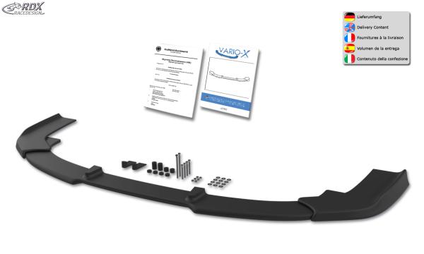 RDX Frontspoilerlippe VARIO-X für SUBARU Impreza 3 (GR) WRX STI Frontlippe Front Ansatz Vorne Spoilerlippe