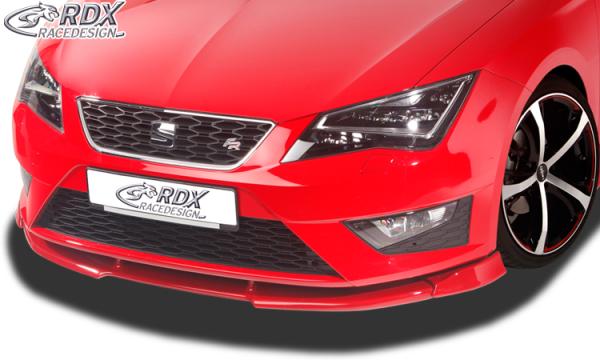 RDX Frontspoilerlippe VARIO-X für SEAT Leon 5F FR + Cupra -2017 (auch SC und ST) Frontlippe Front Ansatz Vorne Spoilerlippe