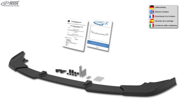RDX Frontspoilerlippe VARIO-X für SEAT Altea 5P FR Frontlippe Front Ansatz Vorne Spoilerlippe