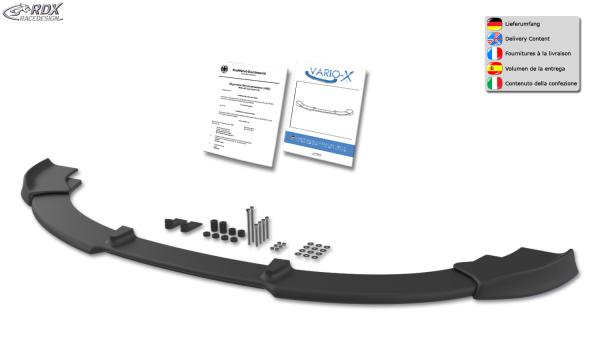RDX Frontspoilerlippe VARIO-X für LEXUS SC 430 (2006-2010) Frontlippe Front Ansatz Vorne Spoilerlippe