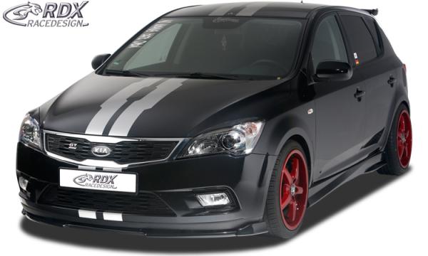 RDX Frontspoilerlippe VARIO-X für KIA Ceed Typ ED 2009-2012 (auch SW) Frontlippe Front Ansatz Vorne Spoilerlippe
