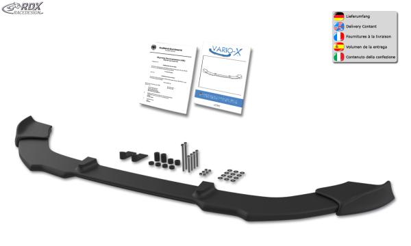 RDX Frontspoilerlippe VARIO-X für MITSUBISHI Space Star & Mirage (2013-2016) Frontlippe Front Ansatz Vorne Spoilerlippe