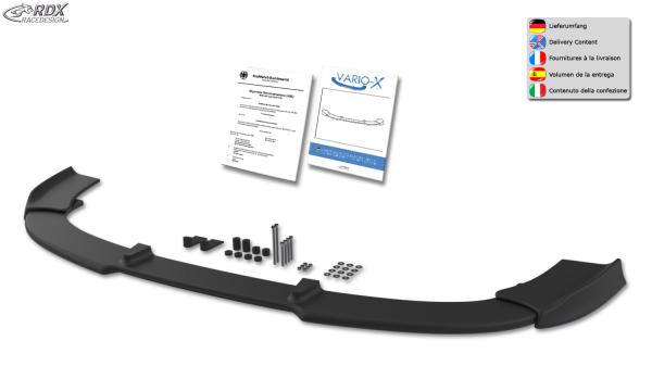 RDX Frontspoilerlippe VARIO-X für SUBARU Impreza 3 (GD) WRX STI 2003-2005 Frontlippe Front Ansatz Vorne Spoilerlippe