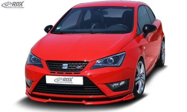 RDX Frontspoilerlippe VARIO-X für SEAT Ibiza 6J Cupra Facelift 04/2012+ Frontlippe Front Ansatz Vorne Spoilerlippe