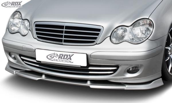 RDX Frontspoilerlippe VARIO-X für MERCEDES C-Klasse W203 2004+ Frontlippe Front Ansatz Vorne Spoilerlippe