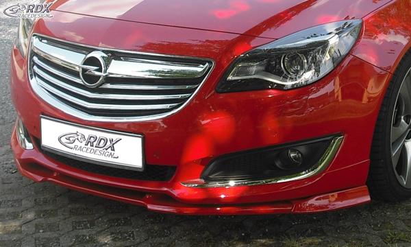 RDX Frontspoilerlippe VARIO-X für OPEL Insignia OPC-Line (2013+) (Passend an Fahrzeuge mit OPC-Line Frontansatz) Frontlippe Front Ansatz Vorne Spoilerlippe
