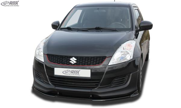 RDX Frontspoilerlippe VARIO-X für SUZUKI Swift FZ/NZ 2010-2013 (für Fzg. mit JDM/GT-Frontspoilerecken) Frontlippe Front Ansatz Vorne Spoilerlippe
