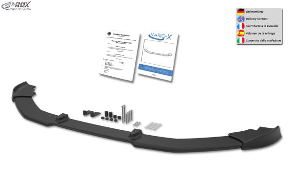 RDX Frontspoilerlippe VARIO-X für MAZDA CX5 Frontlippe Front Ansatz Vorne Spoilerlippe