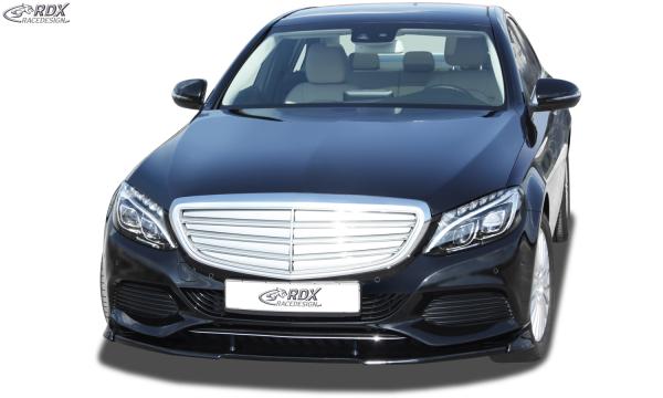 RDX Frontspoilerlippe VARIO-X für MERCEDES C-Klasse W205, S205, C205 (-2018) "V1" Frontlippe Front Ansatz Vorne Spoilerlippe