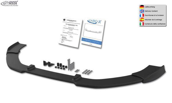 RDX Frontspoilerlippe VARIO-X für OPEL Zafira Tourer 2011+ OPC-Line Frontlippe Front Ansatz Vorne Spoilerlippe