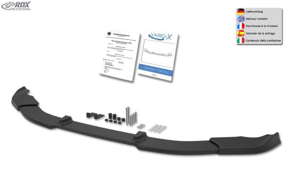 RDX Frontspoilerlippe VARIO-X für BMW 3er F30 / F31 2015+ Frontlippe Front Ansatz Vorne Spoilerlippe