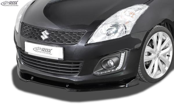 RDX Frontspoilerlippe VARIO-X für SUZUKI Swift (FZ / NZ / 2013+) Frontlippe Front Ansatz Vorne Spoilerlippe