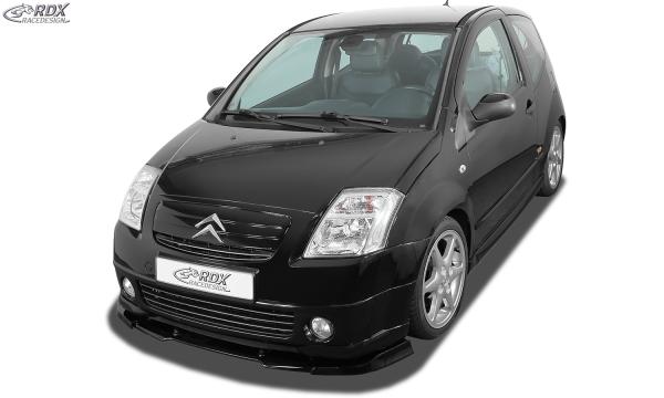 RDX Frontspoilerlippe VARIO-X für CITROEN C2 VTR / VTS Frontlippe Front Ansatz Vorne Spoilerlippe