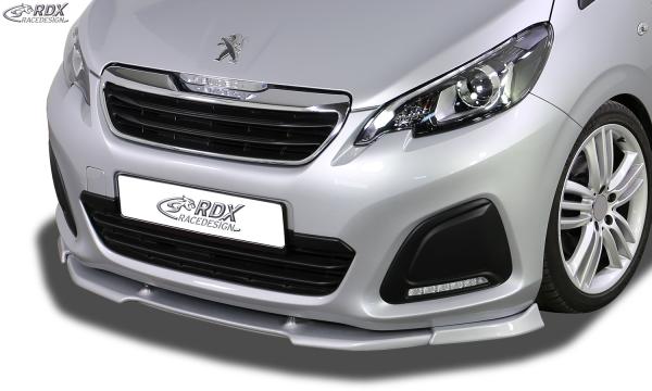 RDX Frontspoilerlippe VARIO-X für PEUGEOT 108 Frontlippe Front Ansatz Vorne Spoilerlippe