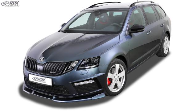 RDX Frontspoilerlippe VARIO-X für SKODA Octavia 3 (5E) RS Facelift 2017+ Frontlippe Front Ansatz Vorne Spoilerlippe