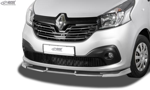 RDX Frontspoiler VARIO-X für RENAULT Trafic (2014-2021) & NISSAN NV300 (2016-2021) & OPEL Vivaro B (2014-2019) & FIAT Talento (2016-2021) Frontlippe Front Ansatz Vorne Spoilerlippe