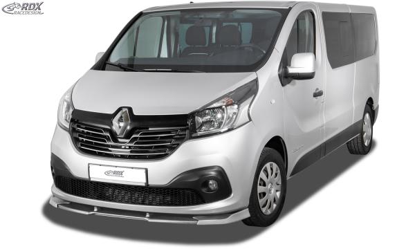 RDX Frontspoiler VARIO-X für RENAULT Trafic (2014-2021) & NISSAN NV300 (2016-2021) & OPEL Vivaro B (2014-2019) & FIAT Talento (2016-2021) Frontlippe Front Ansatz Vorne Spoilerlippe