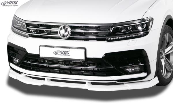 RDX Frontspoilerlippe VARIO-X für VW Tiguan (2016+) R-Line Frontlippe Front Ansatz Vorne Spoilerlippe