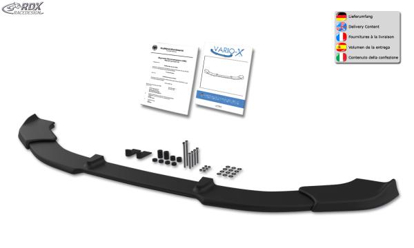 RDX Frontspoilerlippe VARIO-X für BMW 2er F22 / F23 M-Sport Frontlippe Front Ansatz Vorne Spoilerlippe
