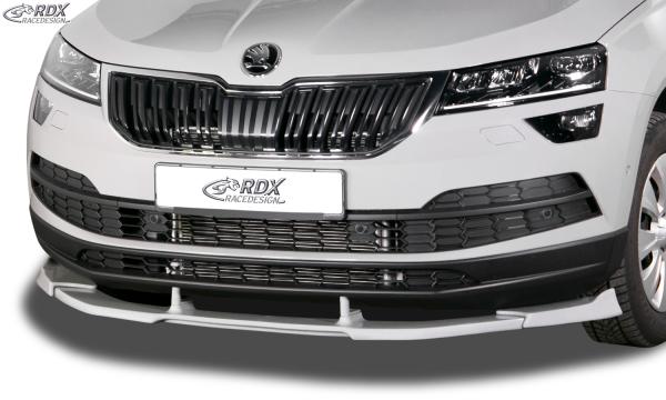 RDX Frontspoilerlippe VARIO-X für SKODA Karoq (NU) 2017+ Frontlippe Front Ansatz Vorne Spoilerlippe