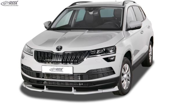 RDX Frontspoilerlippe VARIO-X für SKODA Karoq (NU) 2017+ Frontlippe Front Ansatz Vorne Spoilerlippe