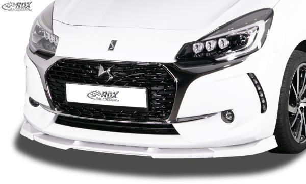 RDX Frontspoilerlippe VARIO-X für CITROEN DS3 (2016+) Frontlippe Front Ansatz Vorne Spoilerlippe