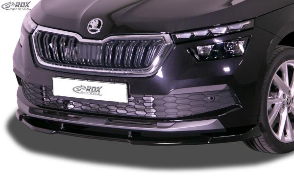 RDX Frontspoilerlippe VARIO-X für SKODA Kamiq (NW) Frontlippe Front Ansatz Vorne Spoilerlippe