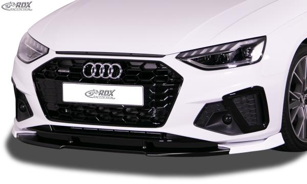 RDX Frontspoilerlippe VARIO-X für AUDI A4 8W B9 Facelift (2019+, für S-Line- bzw. S4-Frontstoßstange) Frontlippe Front Ansatz Vorne Spoilerlippe
